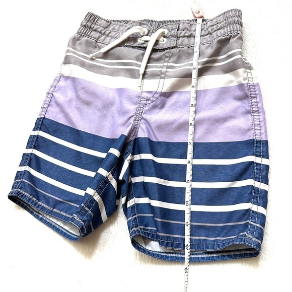 ⭐️ 5 for $25 Old Navy Swim Shorts with Pocket Navy Purple White Stripes XS (5) - Picture 5 of 7